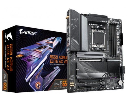 PLACA BASE GIGABYTE B650 AORUS ELITE AX V2 AM5 ATX 4XDDR5